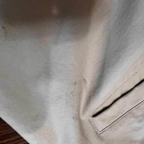 Lululemon Men's Commission Pant 34 Beige Khaki Stretch Cotton VersaTwill FLAWS - Picture 4 of 8